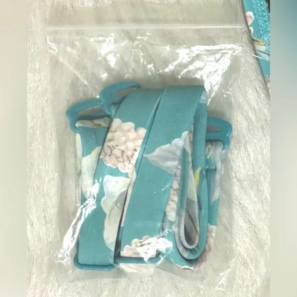 Nip Tuck Ladies One Piece Swimsuit Tummy Control Light Blue Floral Size 12 NEW - Picture 11 of 11